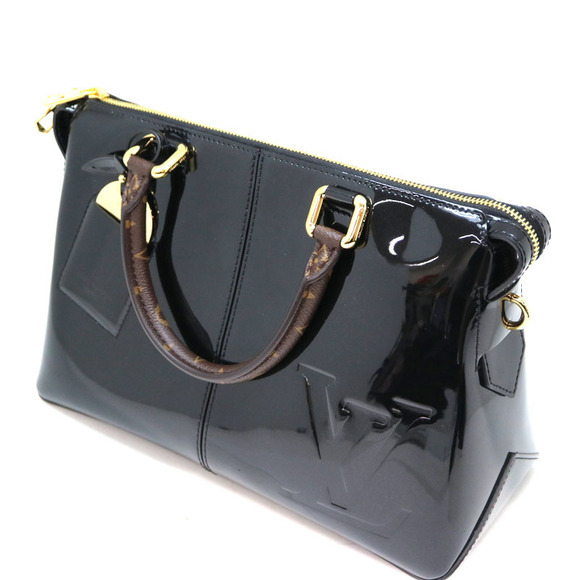 Louis Vuitton Noir Black  Miroir Handbag Vernis Black - Picture 1 of 11